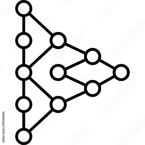 Recurrent Neural Network (RNN) Icon photo