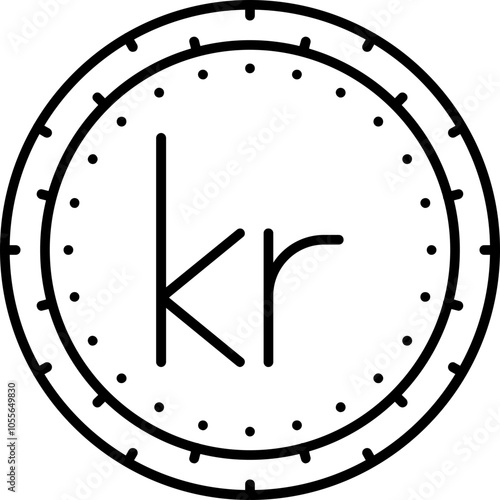 Danish Krone Icon