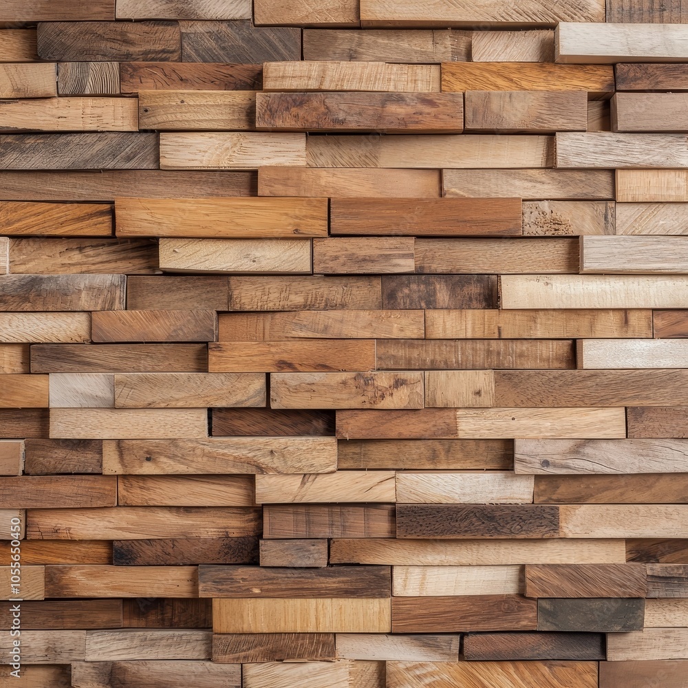 A textured wooden wall made of variously colored and sized planks, showcasing natural patterns and earthy tones. A textured wooden wall made of variously colored and sized planks, showcasing natural patterns and earthy tones.