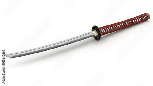 Katana on a white background