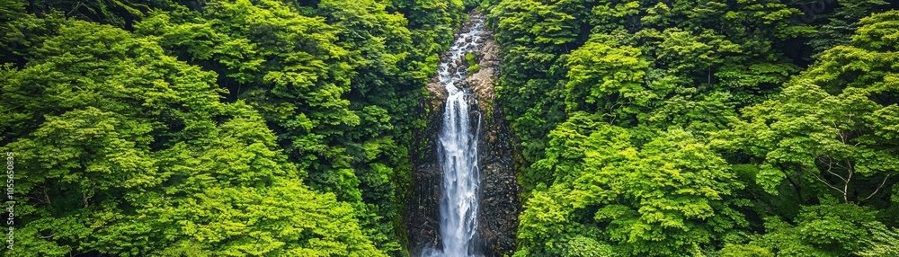 A breathtaking waterfall cascading through lush green foliage, capturing the essence of nature's beauty and serenity in a vibrant landscape. A breathtaking waterfall cascading through lush green foliage, capturing the essence of nature's beauty and serenity in a vibrant landscape.