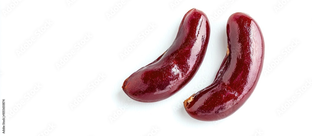 Kidney Bean On White Background Kidney Bean On White Background