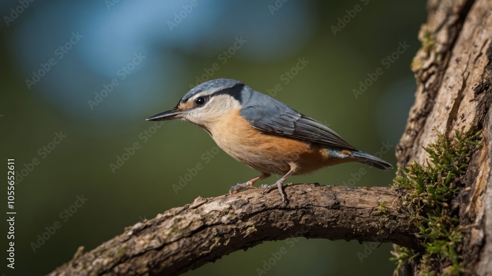 A small bird perched on a branch, showcasing its vibrant plumage in a natural setting. A small bird perched on a branch, showcasing its vibrant plumage in a natural setting.