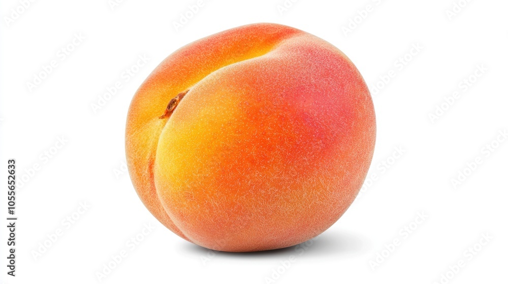 Ripe Apricot Isolated On A White Background Clipping Path Ripe Apricot Isolated On A White Background Clipping Path