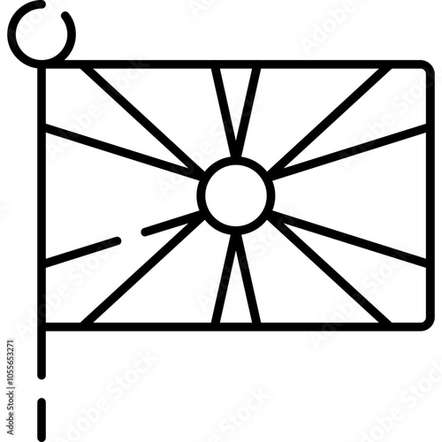 North Macedonia Flag Icon