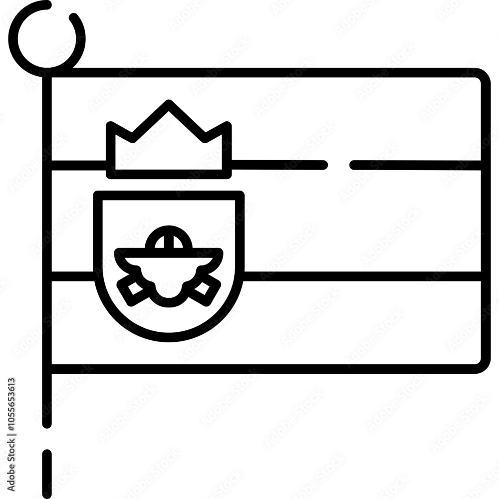 Serbia Flag Icon Serbia Flag Icon