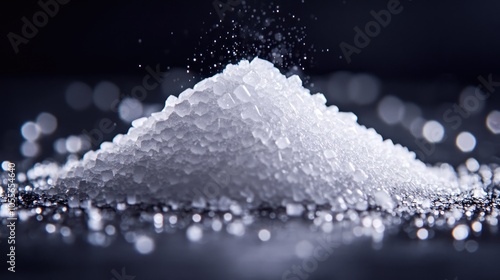 Sodium hydrogen sulfate an acidic sodium salt derived from sulfuric acid photo