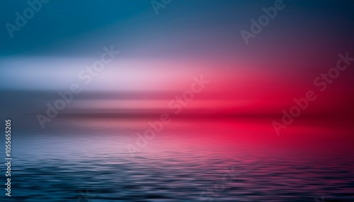 Abstract Background color on the water, color Davy grey and Debian red gradient background with light leak and smooth texture photo