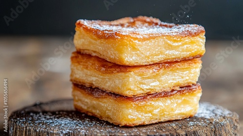 Delicious Kouign Amann Pastry Stacks photo