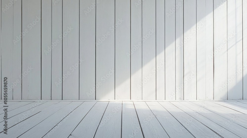 White wooden paneling or timber cladding backdrop White wooden paneling or timber cladding backdrop
