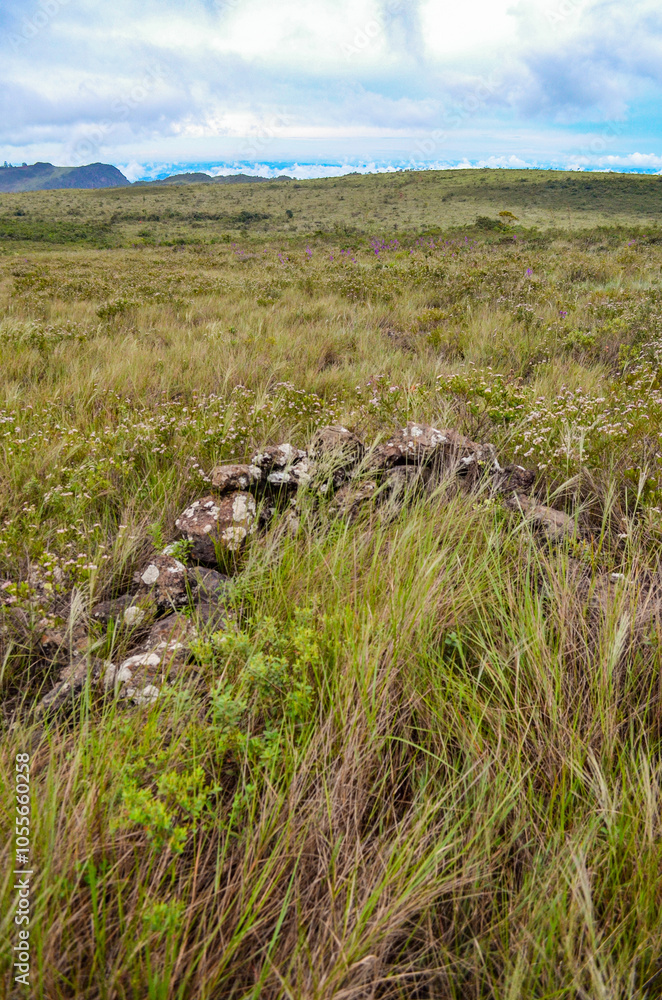 Ruins of an ancient indigenous cemetery built with stones protecting the tombs of an ancient tribe in the state of Minas Gerais, Brazil Ruins of an ancient indigenous cemetery built with stones protecting the tombs of an ancient tribe in the state of Minas Gerais, Brazil