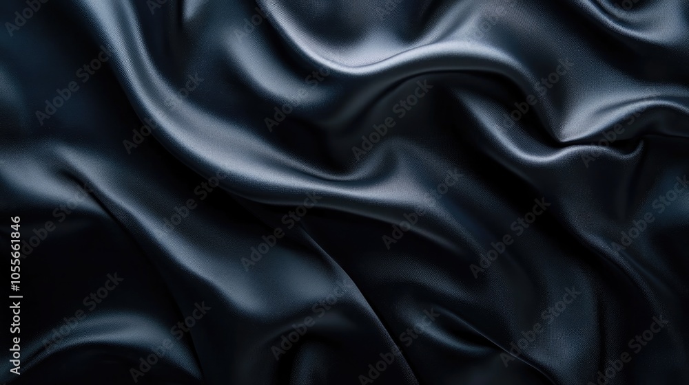 Dark silk background featuring elegant folds An abstract representation of a rippled satin texture Dark silk background featuring elegant folds An abstract representation of a rippled satin texture