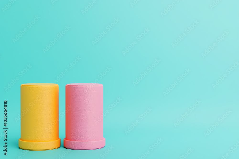 Price and cost icons with assessment stamps, financial review, 3D illustration Price and cost icons with assessment stamps, financial review, 3D illustration