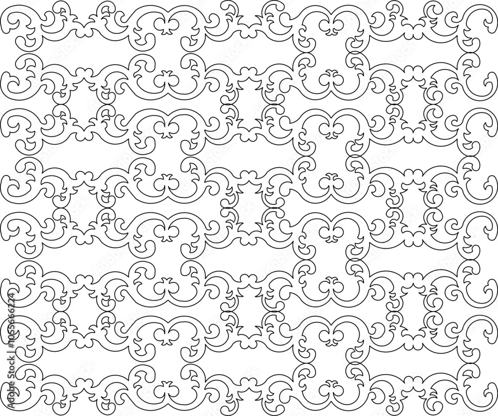 Vector sketch illustration silhouette design of modern classic vintage abstract background pattern Vector sketch illustration silhouette design of modern classic vintage abstract background pattern