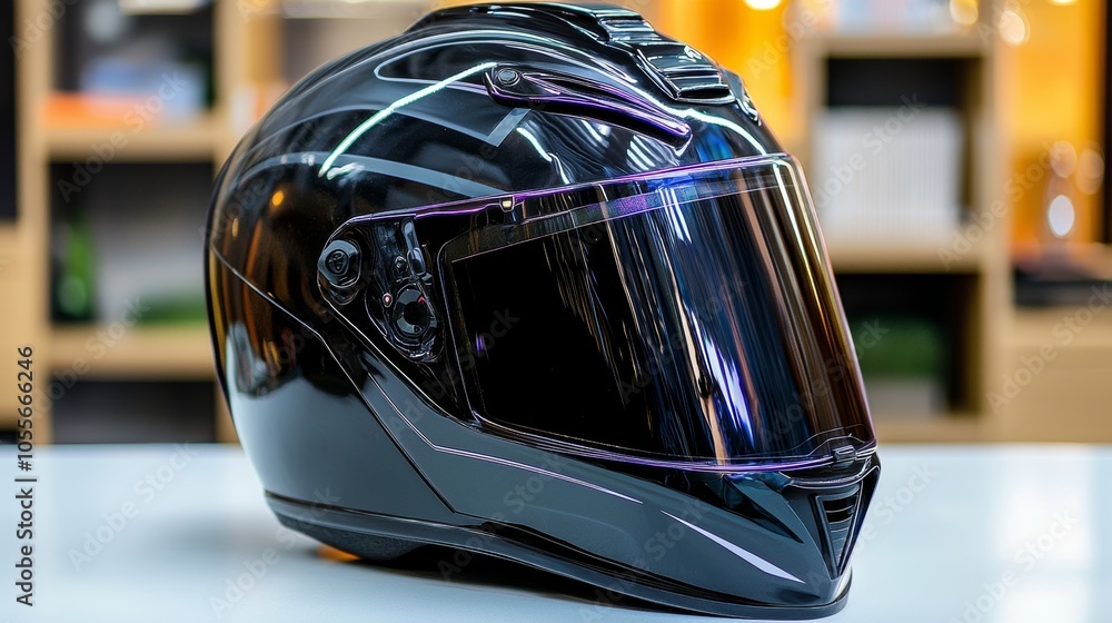 Professional Welding Helmet on White Surface Professional Welding Helmet on White Surface
