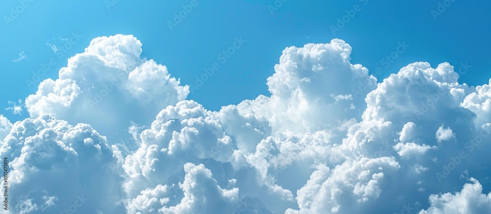 White Clouds Against Blue Sky As Background White Clouds Against Blue Sky As Background