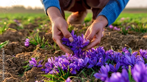 Sustainable Saffron Harvesting in Picturesque Iran