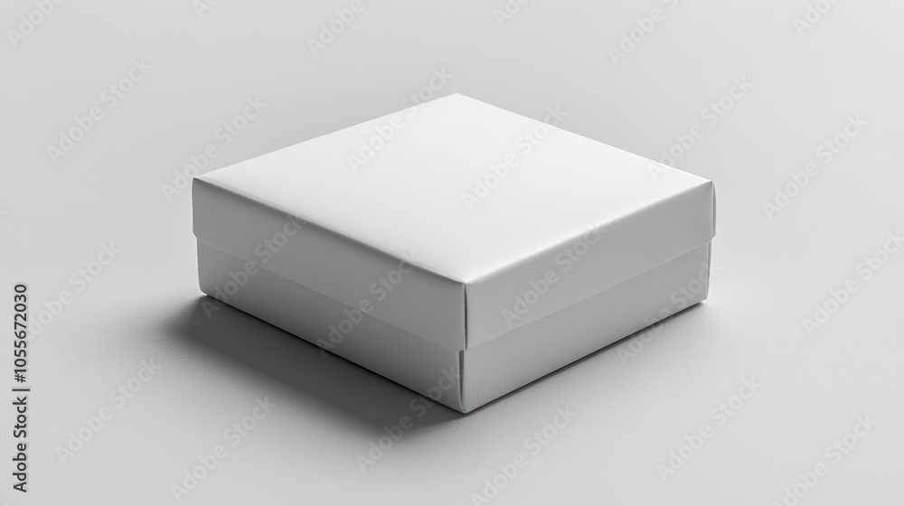 Ultra-HD mockup of a blank product packaging box, isolated white background, sharp edges, and soft shadows. Ultra-HD mockup of a blank product packaging box, isolated white background, sharp edges, and soft shadows.