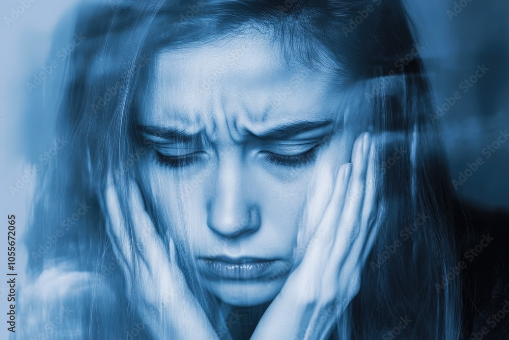 Double Exposure: Capturing Emotional Turmoil in Blues Double Exposure: Capturing Emotional Turmoil in Blues