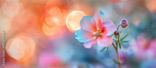 Flower With Blurred Colors