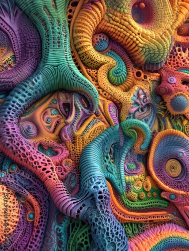 Wallpaper Mural Colorful Art Snake Pile Torontodigital.ca