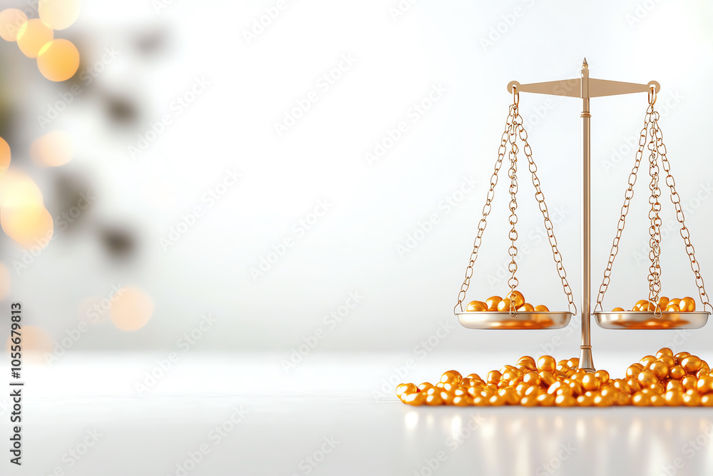 custom made wallpaper toronto digitalScale weighing value against price, balanced view, 3D illustration