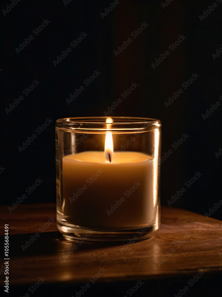 A lit candle illuminates, bringing comfort and peace. A lit candle illuminates, bringing comfort and peace.