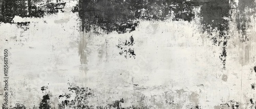 Wallpaper Mural black and white grunge texture background,minimalist style,copy space,brush strokes.banner. Torontodigital.ca