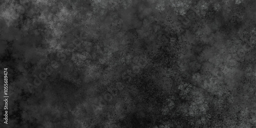 Wallpaper Mural Abstract Dark black stone wall grunge aged rough texture background. closeup texture of black color. Gray concrete cracked walls in the background. White and black messy wall stucco texture background Torontodigital.ca