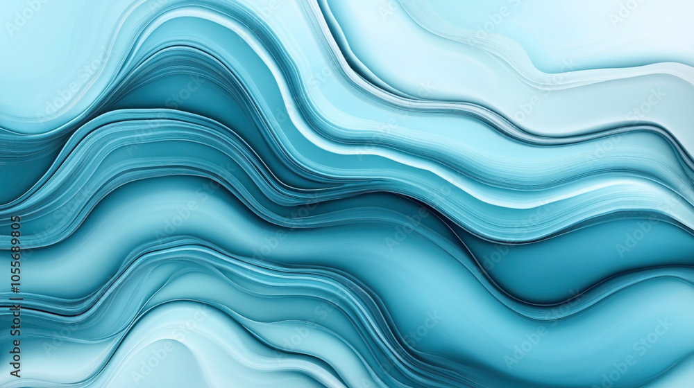 Abstract digital artwork with layered flowing lines in various shades of blue creating a wave-like pattern for a modern and dynamic design. Abstract digital artwork with layered flowing lines in various shades of blue creating a wave-like pattern for a modern and dynamic design.