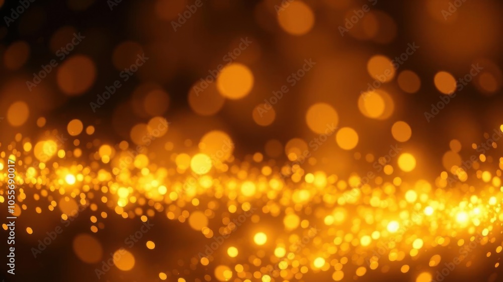 An elegant abstract golden twinkle background with shimmering lights, shiny, texture