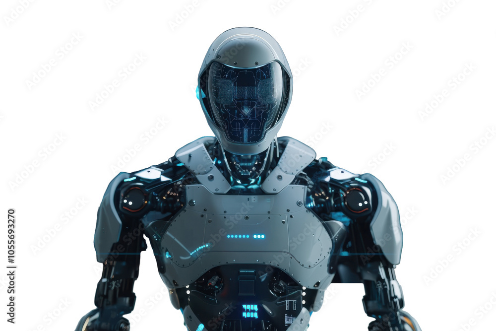 Robot Chest Design Isolated on Transparent or White Background Robot Chest Design Isolated on Transparent or White Background