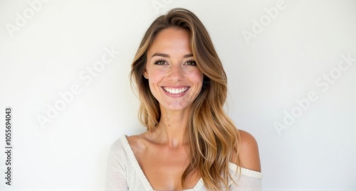 A Croatian woman with fair skin and a friendly smile