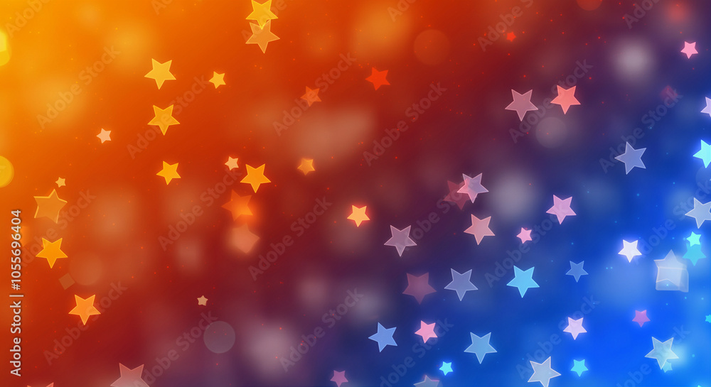 Stars and colorful graphic background with luminous design and vibrant colors Stars and colorful graphic background with luminous design and vibrant colors