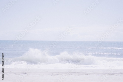 waves on the beach