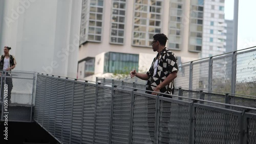 Wallpaper Mural Two Black men talking to each other in a urban environment Torontodigital.ca
