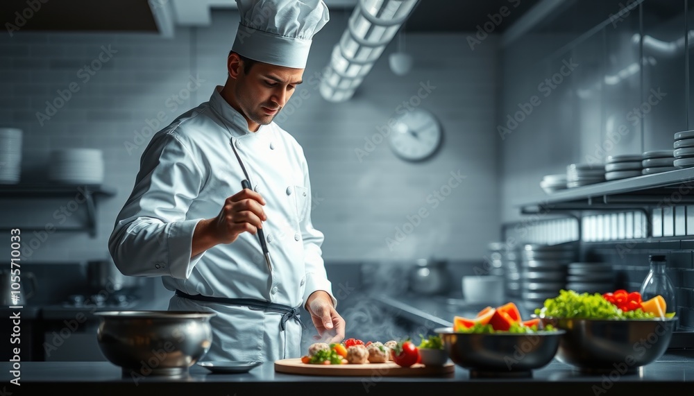 Mastering culinary art a chef's precision in the kitchen Mastering culinary art a chef's precision in the kitchen