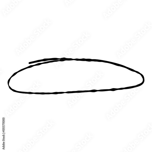 Outline hand painted frame doodle PNG isolated shape. Hand drawn line shape. Simple stroke grunge icon. Minimalist cartoon playful shape logo