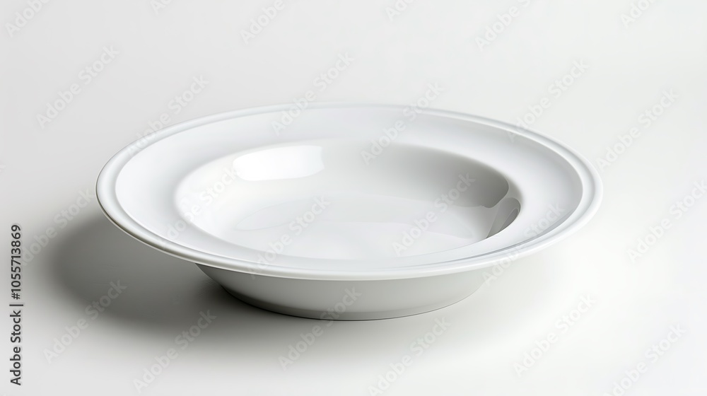 Empty plate isolated on white background. Empty plate isolated on white background.