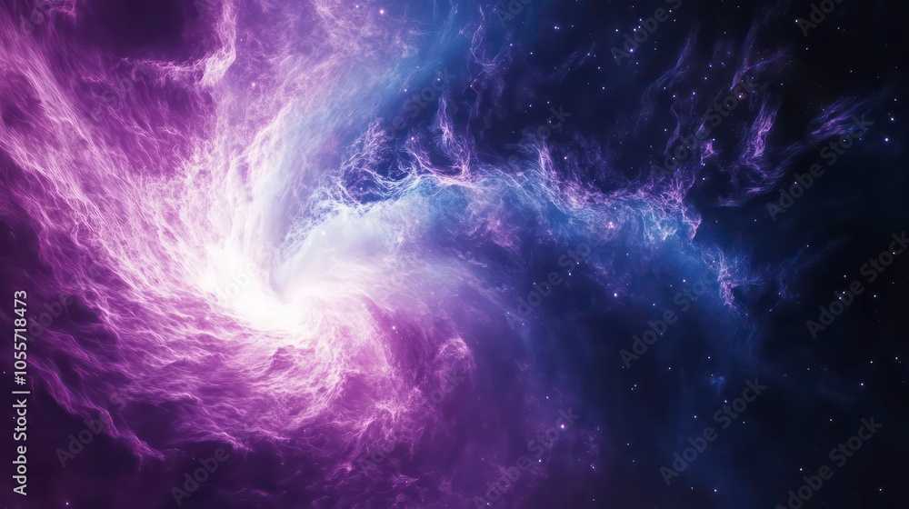 A vibrant cosmic scene depicting swirling colors and celestial elements in space. A vibrant cosmic scene depicting swirling colors and celestial elements in space.