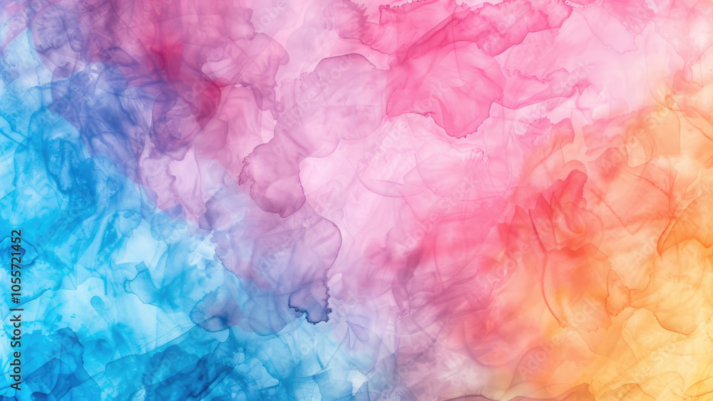 Colorful Dreamy Cloudscape with Pastel Hues Colorful Dreamy Cloudscape with Pastel Hues