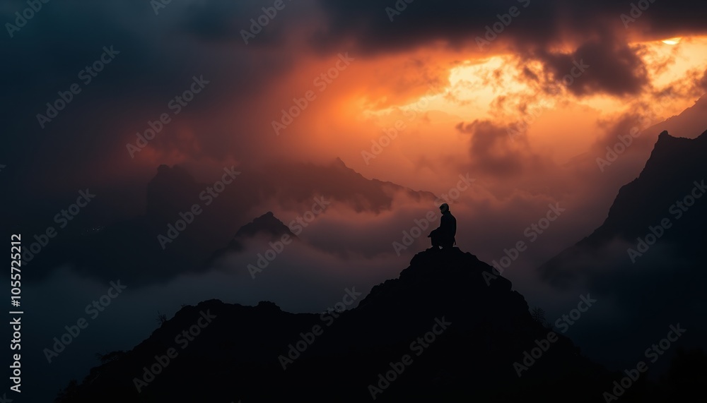 Embracing solitude a journey through majestic landscapes Embracing solitude a journey through majestic landscapes