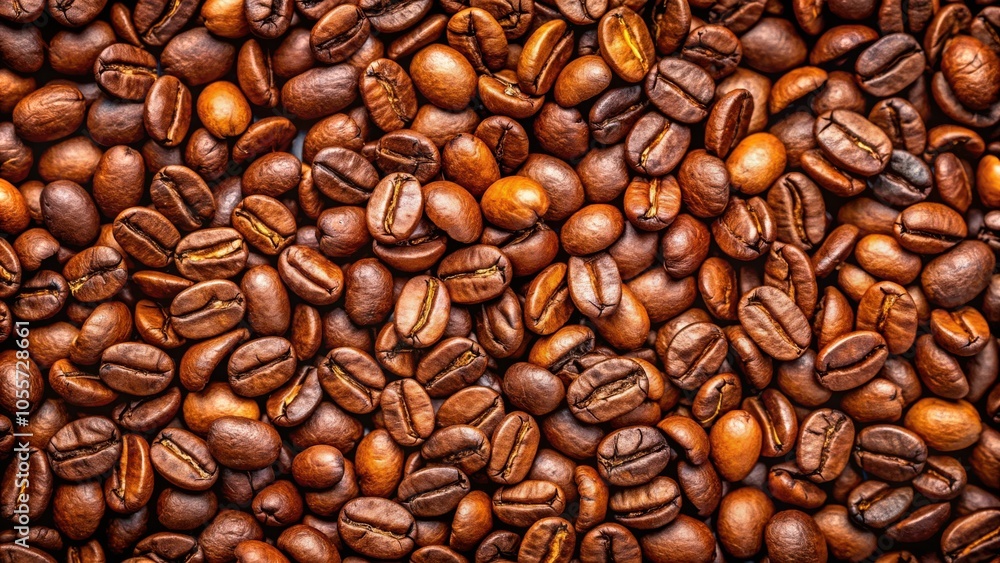 Roasted Coffee Beans Texture Background for Cafe Menu Design and Packaging Roasted Coffee Beans Texture Background for Cafe Menu Design and Packaging