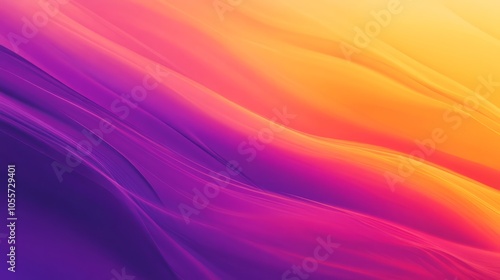 A sunset-inspired gradient with orange and purple tones