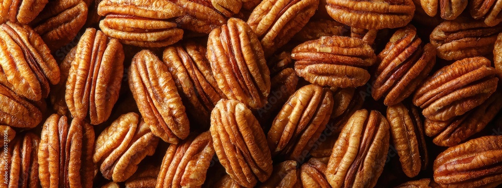 Background with roasted pecans. Background with roasted pecans.