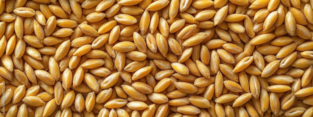 Scattered wheat grains. Scattered wheat grains.