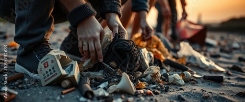 Community cleanup restoring our beaches together photo