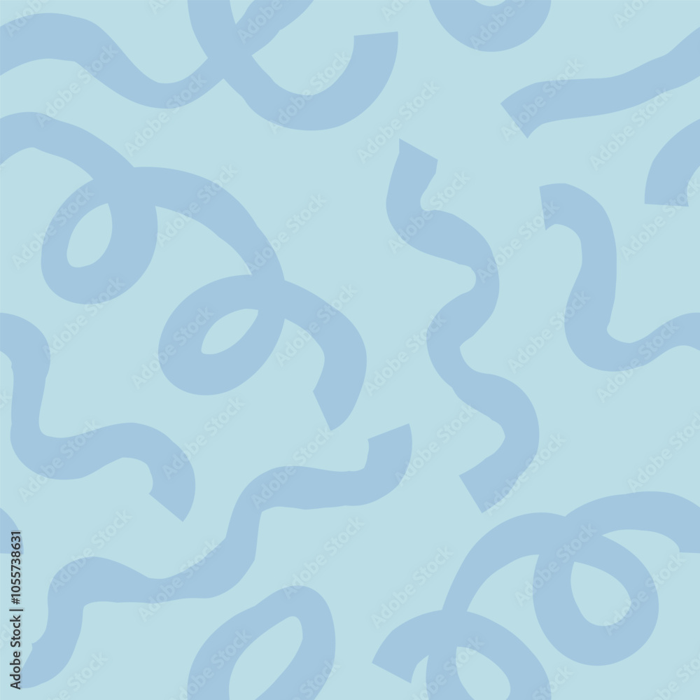 Seamless abstract pattern with squiggles and scribbles. Weaved curved lines. Chaotic ink scribbles decorative texture. Messy doodles, wavy and curly lines. Seamless abstract pattern with squiggles and scribbles. Weaved curved lines. Chaotic ink scribbles decorative texture. Messy doodles, wavy and curly lines.