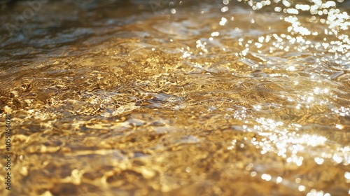 River Sand Close Up After Rain