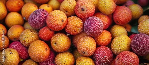 Fresch Lichi Fruits From Africa As Nice Food Background photo